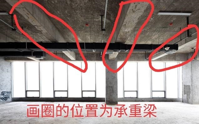 客廳不吊頂只走圈石膏線(xiàn),中間梁怎么處理？