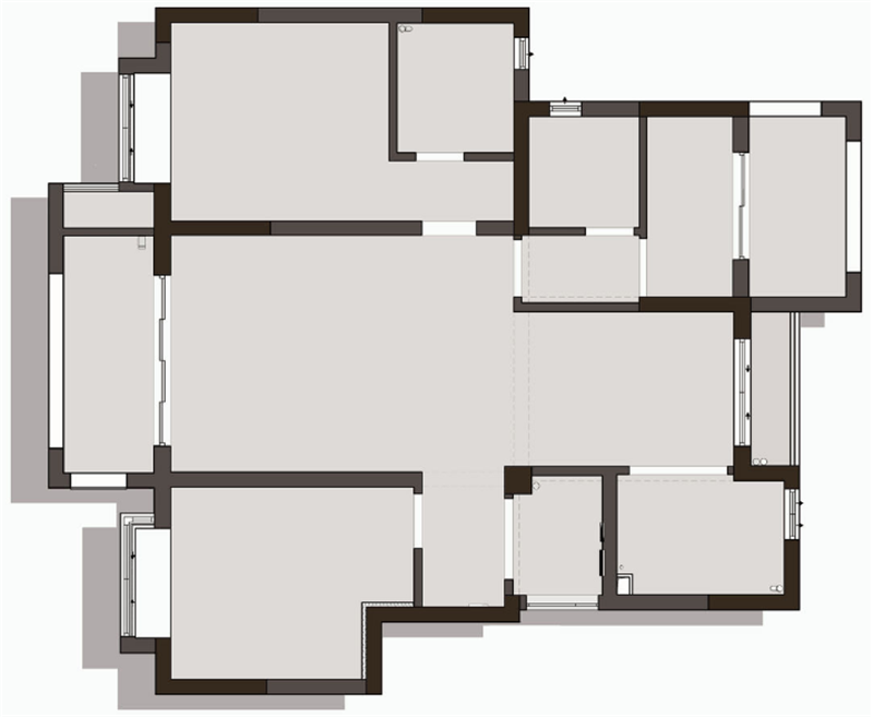 118㎡現代簡(jiǎn)約三居室，全屋奶油色裝飾，溫柔優(yōu)雅恬靜舒適