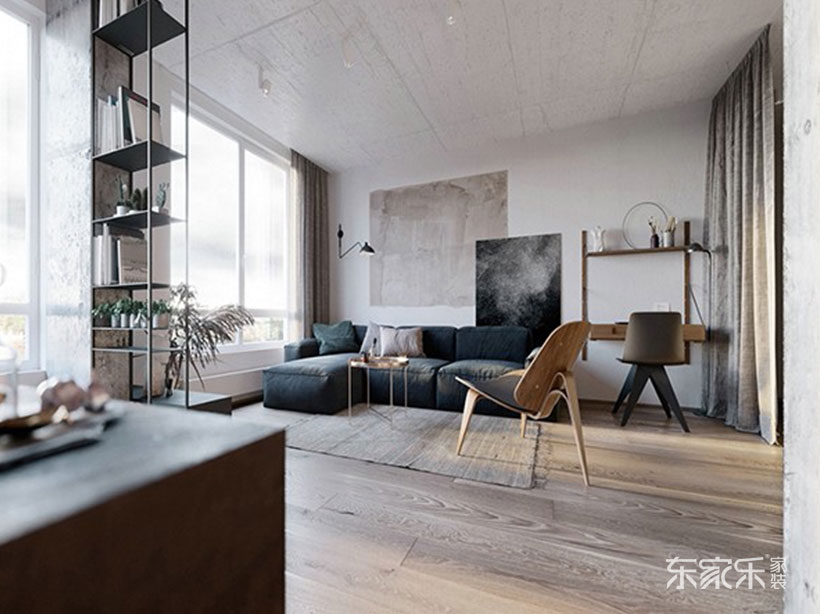 長(cháng)沙三一街區112平米簡(jiǎn)歐風(fēng)格裝修案例