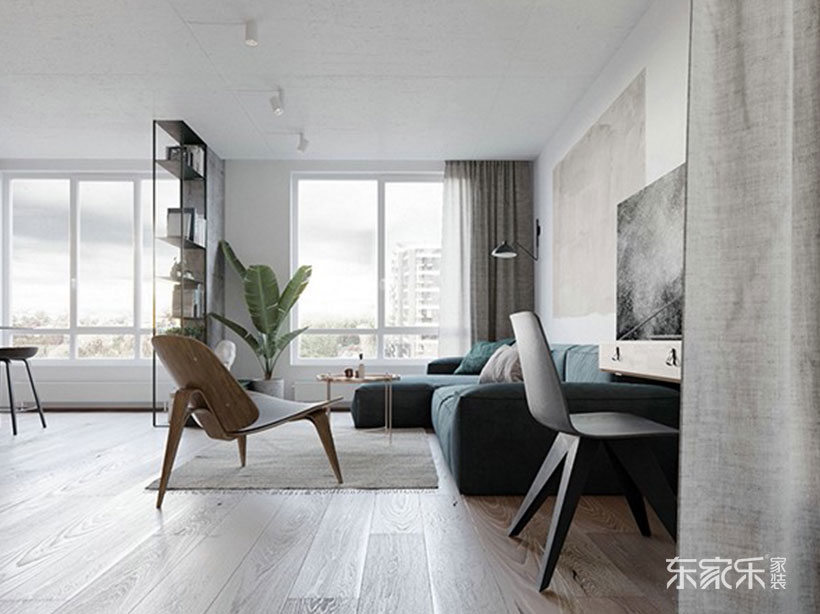 長(cháng)沙三一街區112平米簡(jiǎn)歐風(fēng)格裝修案例