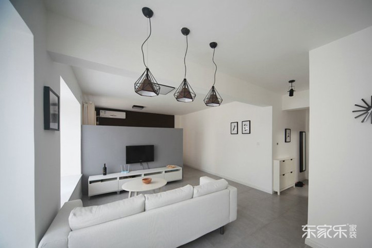 長(cháng)沙時(shí)代傾城85平米現代簡(jiǎn)約風(fēng)格裝修案例